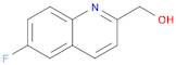 2-Quinolinemethanol, 6-fluoro-