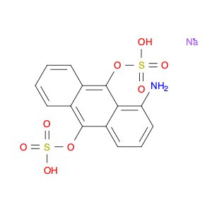 9,10-Anthracenediol, 1-amino-, 9,10-bis(hydrogen sulfate), sodium salt (1:2)