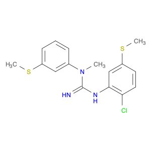3-(2-Chloro-5-(methylthio)phenyl)-1-methyl-1-(3-(methylthio)phenyl)guanidine