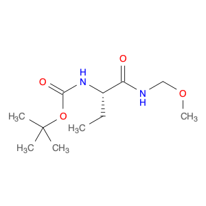 Carbamic acid, N-[(1S)-1-[(methoxymethylamino)carbonyl]propyl]-, 1,1-dimethylethyl ester