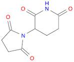 2,6-Piperidinedione, 3-(2,5-dioxo-1-pyrrolidinyl)-