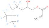 2-Propenoic acid, 4,4,5,5,6,7,7,7-octafluoro-2-hydroxy-6-(trifluoromethyl)heptyl ester