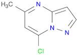 Pyrazolo[1,5-a]pyrimidine, 7-chloro-5-methyl-