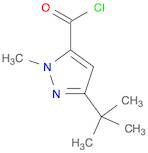 1H-Pyrazole-5-carbonyl chloride, 3-(1,1-dimethylethyl)-1-methyl-