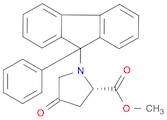 L-Proline, 4-oxo-1-(9-phenyl-9H-fluoren-9-yl)-, methyl ester