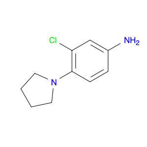 Benzenamine, 3-chloro-4-(1-pyrrolidinyl)-