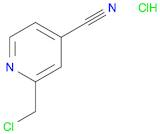 4-Pyridinecarbonitrile, 2-(chloromethyl)-, hydrochloride (1:1)