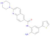 6-Quinolinecarboxamide, N-[2-amino-5-(2-thienyl)phenyl]-2-(1-piperazinyl)-