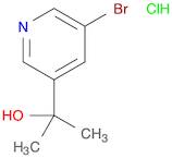 3-Pyridinemethanol, 5-bromo-α,α-dimethyl-, hydrochloride (1:1)