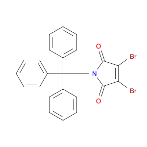 1H-Pyrrole-2,5-dione, 3,4-dibromo-1-(triphenylmethyl)-