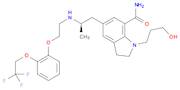 1H-Indole-7-carboxamide, 2,3-dihydro-1-(3-hydroxypropyl)-5-[(2R)-2-[[2-[2-(2,2,2-trifluoroethoxy...