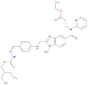 β-Alanine, N-[[2-[[[4-[[[(2-ethylbutoxy)carbonyl]amino]iminomethyl]phenyl]amino]methyl]-1-methyl-1…