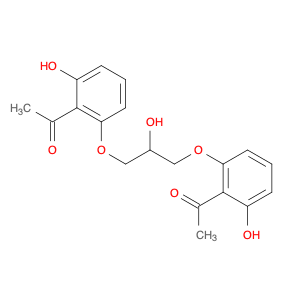 Ethanone, 1,1'-[(2-hydroxy-1,3-propanediyl)bis[oxy(6-hydroxy-2,1-phenylene)]]bis-