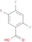 Benzoic acid, 2,4-difluoro-5-iodo-