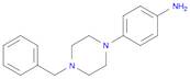 Benzenamine, 4-[4-(phenylmethyl)-1-piperazinyl]-