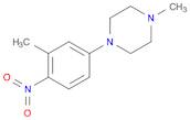 Piperazine, 1-methyl-4-(3-methyl-4-nitrophenyl)-