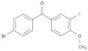 Methanone, (4-bromophenyl)(3-fluoro-4-methoxyphenyl)-