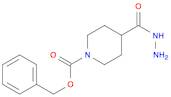 1,4-Piperidinedicarboxylic acid, 1-(phenylmethyl) ester, 4-hydrazide