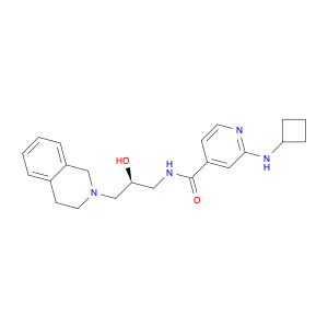 4-Pyridinecarboxamide, 2-(cyclobutylamino)-N-[(2S)-3-(3,4-dihydro-2(1H)-isoquinolinyl)-2-hydroxypr…