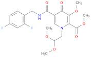 2-Pyridinecarboxylic acid, 5-[[[(2,4-difluorophenyl)methyl]amino]carbonyl]-1-(2,2-dimethoxyethyl)-…