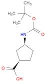 Cyclopentanecarboxylic acid, 3-[[(1,1-dimethylethoxy)carbonyl]amino]-, (1R,3S)-