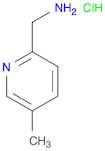 2-Pyridinemethanamine, 5-methyl-, hydrochloride (1:1)