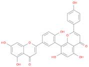 4H-1-Benzopyran-4-one, 8-[5-(5,7-dihydroxy-4-oxo-4H-1-benzopyran-2-yl)-2-hydroxyphenyl]-5,7-dihydr…