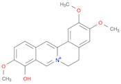 Dibenzo[a,g]quinolizinium, 5,6-dihydro-9-hydroxy-2,3,10-trimethoxy-