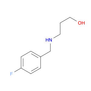 1-Propanol, 3-[[(4-fluorophenyl)methyl]amino]-