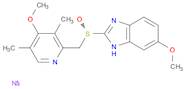 1H-Benzimidazole, 6-methoxy-2-[(S)-[(4-methoxy-3,5-dimethyl-2-pyridinyl)methyl]sulfinyl]-, sodiu...