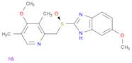 1H-Benzimidazole, 6-methoxy-2-[(R)-[(4-methoxy-3,5-dimethyl-2-pyridinyl)methyl]sulfinyl]-, sodium …