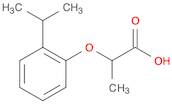 Propanoic acid, 2-[2-(1-methylethyl)phenoxy]-