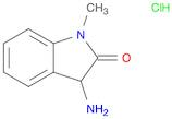 2H-Indol-2-one, 3-amino-1,3-dihydro-1-methyl-, hydrochloride (1:1)