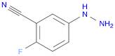 Benzonitrile, 2-fluoro-5-hydrazinyl-