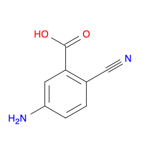 Benzoic acid, 5-amino-2-cyano-