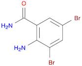 Benzamide, 2-amino-3,5-dibromo-