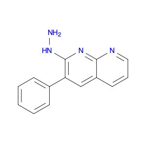 1,8-Naphthyridine, 2-hydrazinyl-3-phenyl-