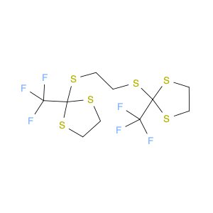 1,3-Dithiolane, 2,2'-[1,2-ethanediylbis(thio)]bis[2-(trifluoromethyl)- (9CI)