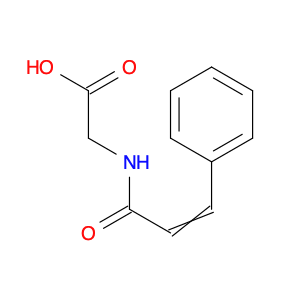 Glycine, N-(1-oxo-3-phenyl-2-propen-1-yl)-