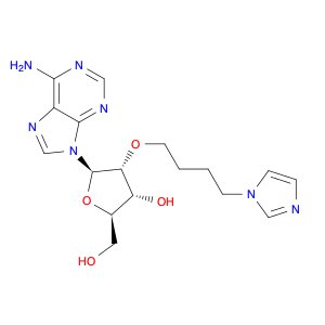 Adenosine, 2'-O-[4-(1H-imidazol-1-yl)butyl]- (9CI)
