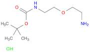 Carbamic acid, [2-(2-aminoethoxy)ethyl]-, 1,1-dimethylethyl ester, monohydrochloride (9CI)