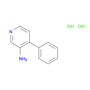 3-Pyridinamine, 4-phenyl-, hydrochloride (1:2)