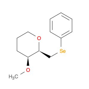 2H-Pyran, tetrahydro-3-methoxy-2-[(phenylseleno)methyl]-, cis- (9CI)