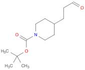 1-Piperidinecarboxylic acid, 4-(3-oxopropyl)-, 1,1-dimethylethyl ester