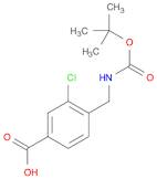 Benzoic acid, 3-chloro-4-[[[(1,1-dimethylethoxy)carbonyl]amino]methyl]-