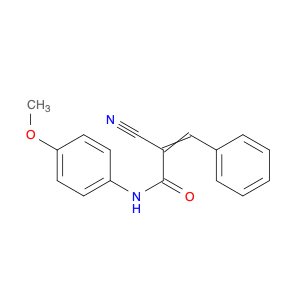 2-Propenamide, 2-cyano-N-(4-methoxyphenyl)-3-phenyl-