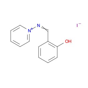 Pyridinium, 1-[[(2-hydroxyphenyl)methylene]amino]-, iodide (1:1)