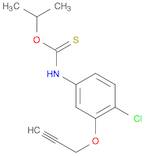 Carbamothioic acid, [4-chloro-3-(2-propynyloxy)phenyl]-, O-(1-methylethyl) ester (9CI)