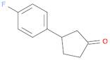 Cyclopentanone, 3-(4-fluorophenyl)-