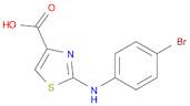 4-Thiazolecarboxylic acid, 2-[(4-bromophenyl)amino]-